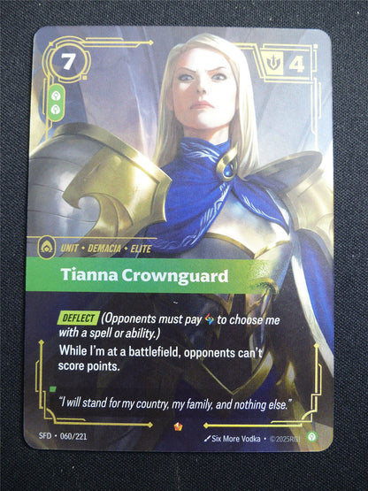 Tianna Crownguard SFD 060/221 - Riftbound Card #3J6