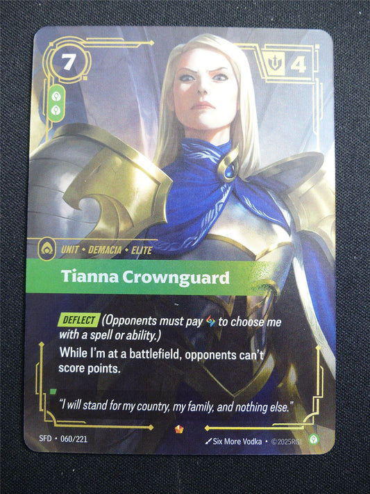 Tianna Crownguard SFD 060/221 - Riftbound Card #3J6