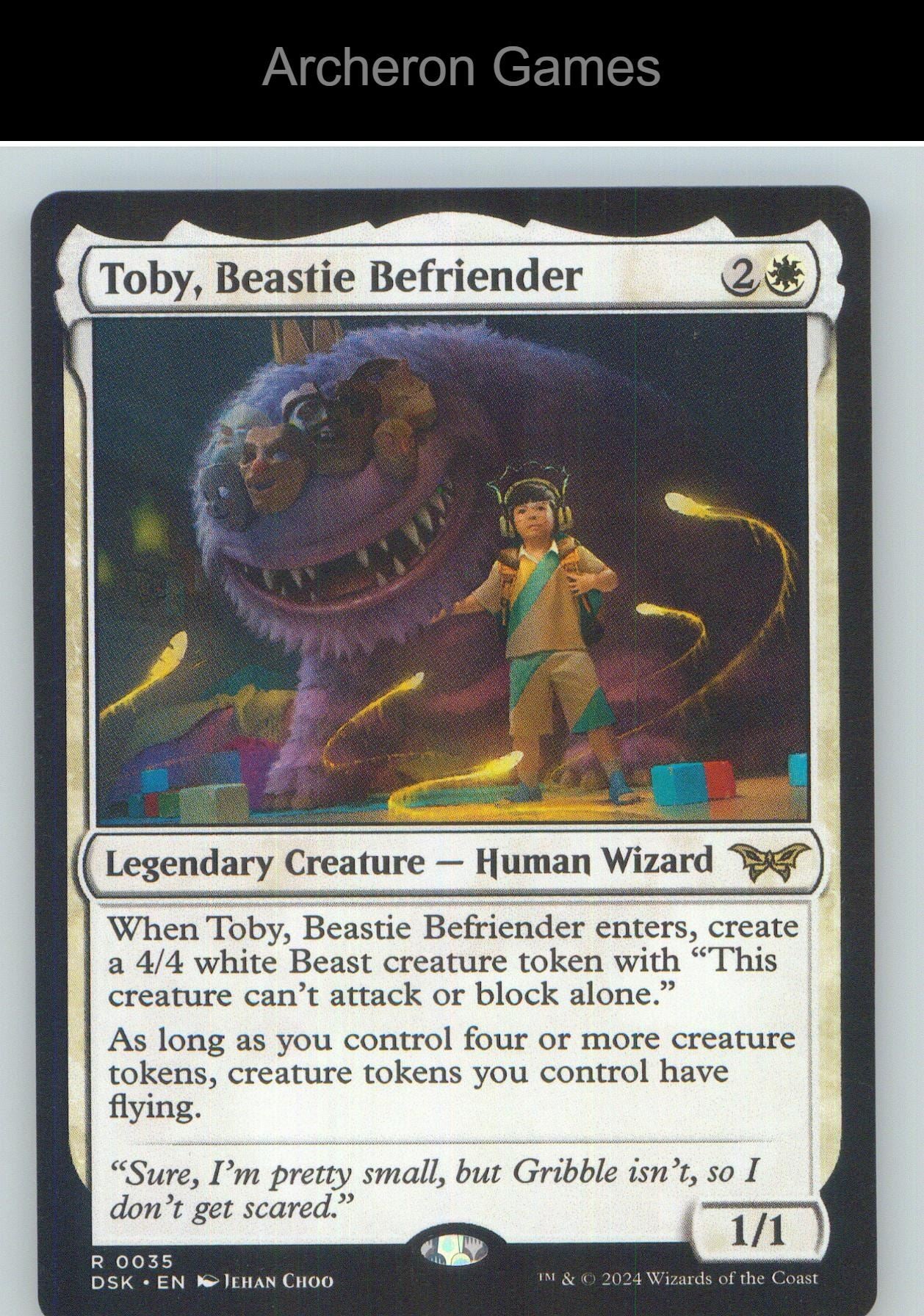 Toby, Beastie Befriender DSK 35 R MTG Card NM/EX+