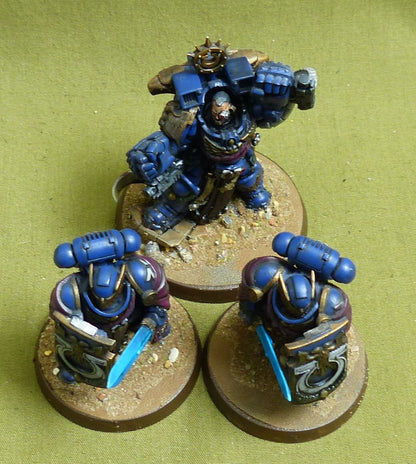 Marneus Calgar with Victrix Honour Guard painted OOP - Ultramarines - Warhammer 40K #2O2