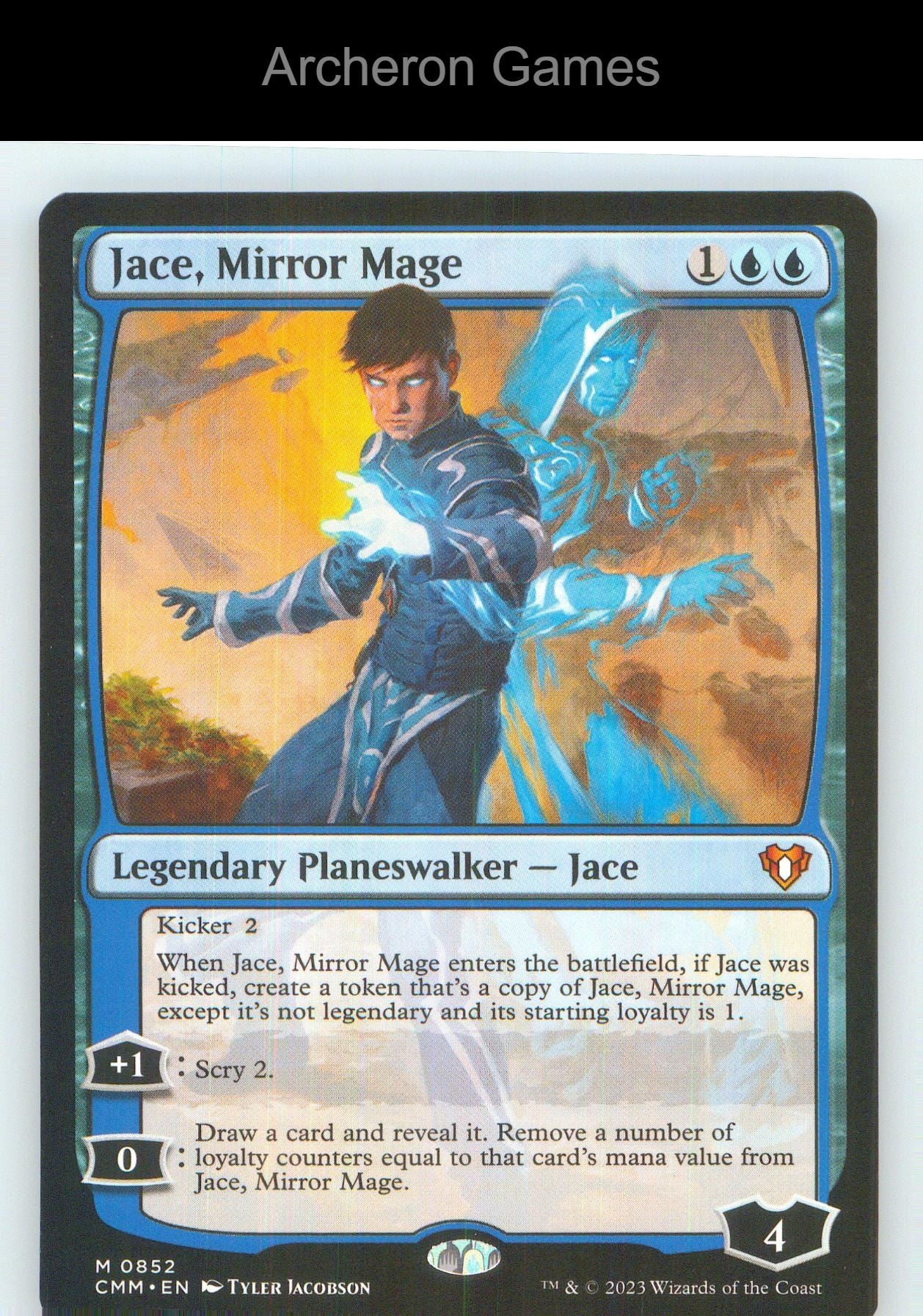 Jace, Mirror Mage CMM 852 Mythic MTG Card NM/EX+