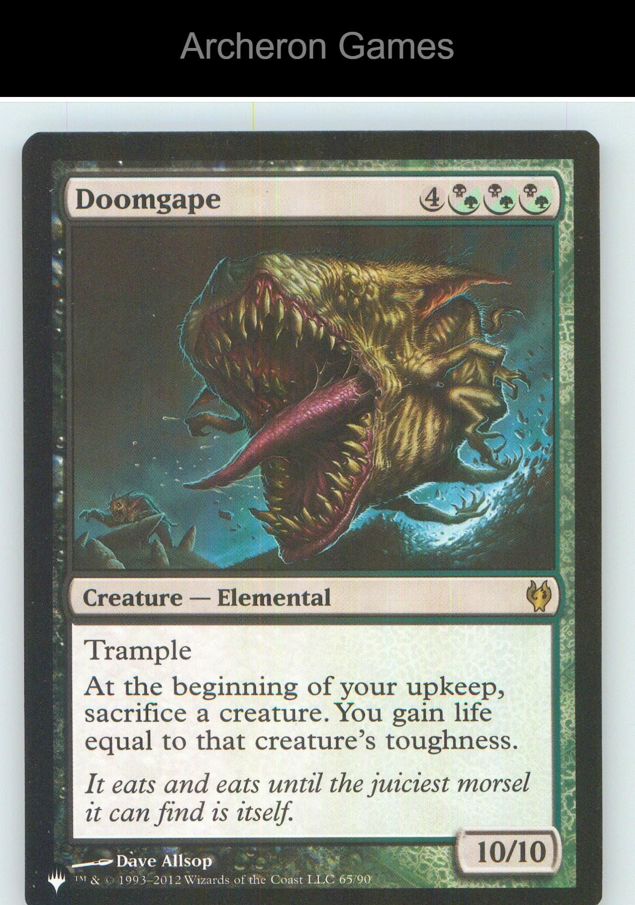 Doomgape IDW 65 R MTG Card NM/EX+