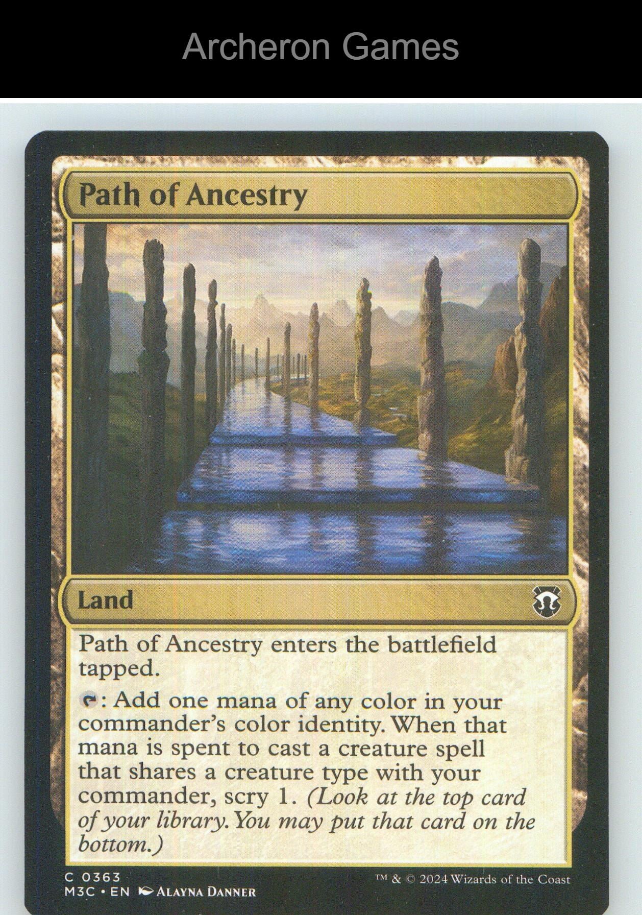 Path of Ancestry (M3C) PLST 363 C MTG Card NM/EX+