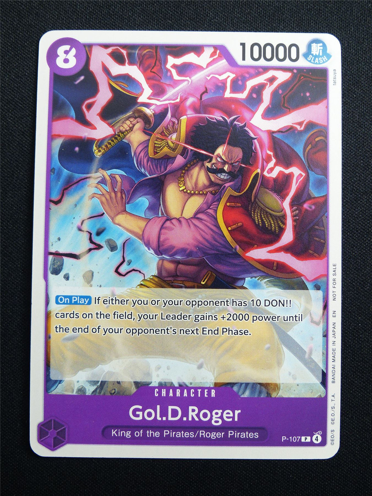 Gol.D.Roger P-107 Promo - One Piece Card #3KL