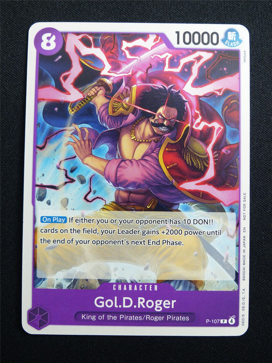 Gol.D.Roger P-107 Promo - One Piece Card #3KL