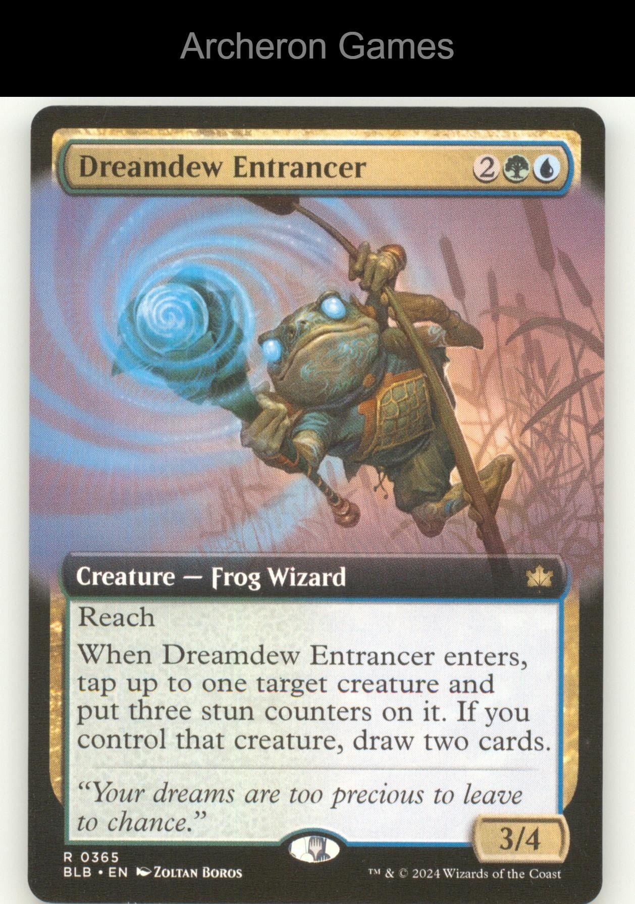 Dreamdew Entrancer (Extended Art) 365 R MTG Card Bloomburrow
