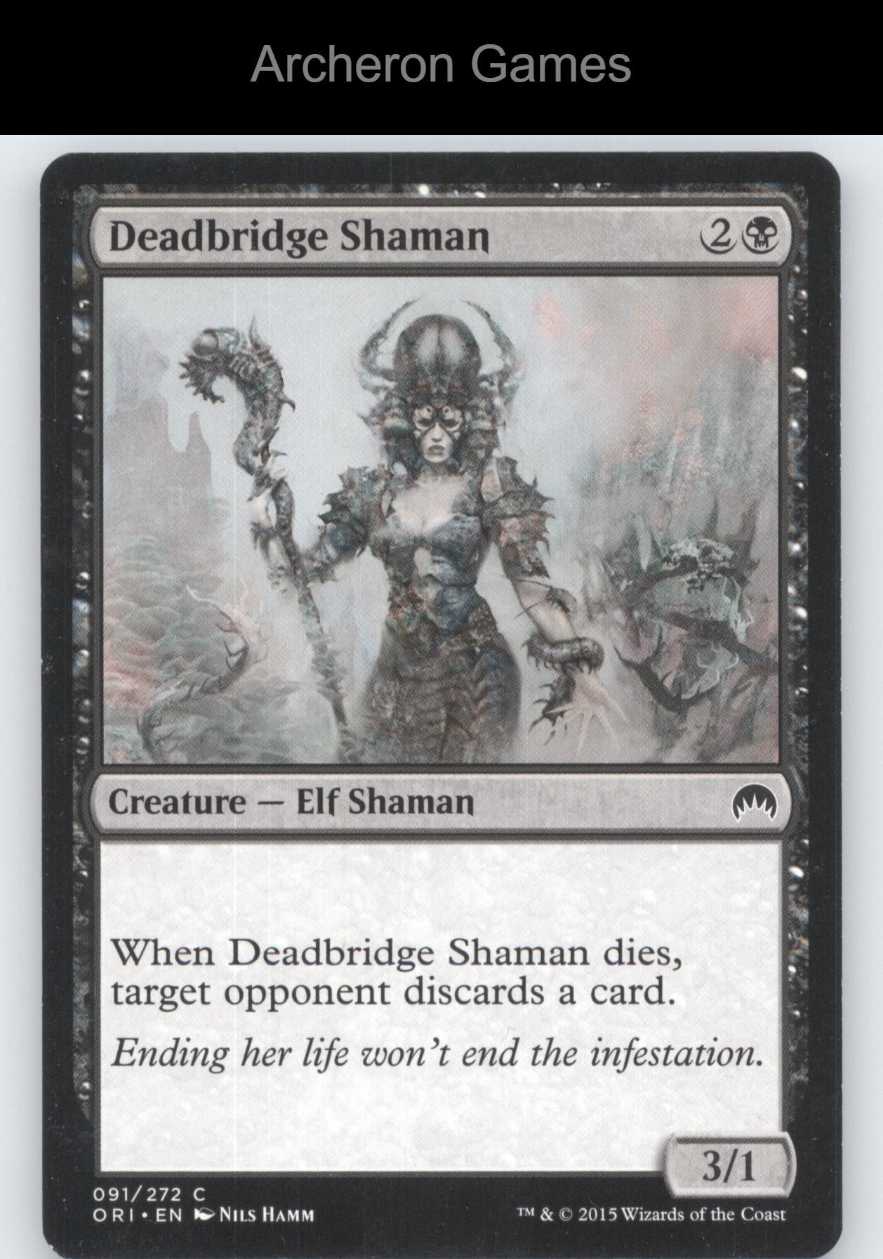 Deadbridge Shaman 91 C MTG Card Magic Origins