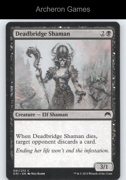Deadbridge Shaman 91 C MTG Card Magic Origins