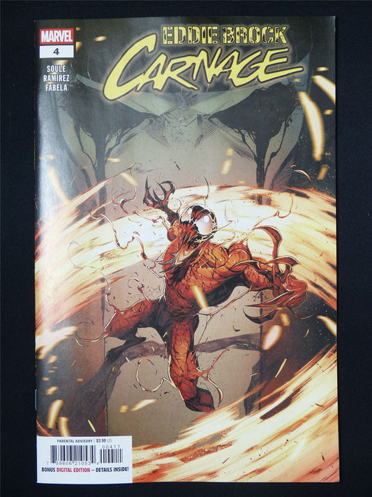 Eddie Brock CARNAGE #4 - Jul 2025 Marvel Comic #TV