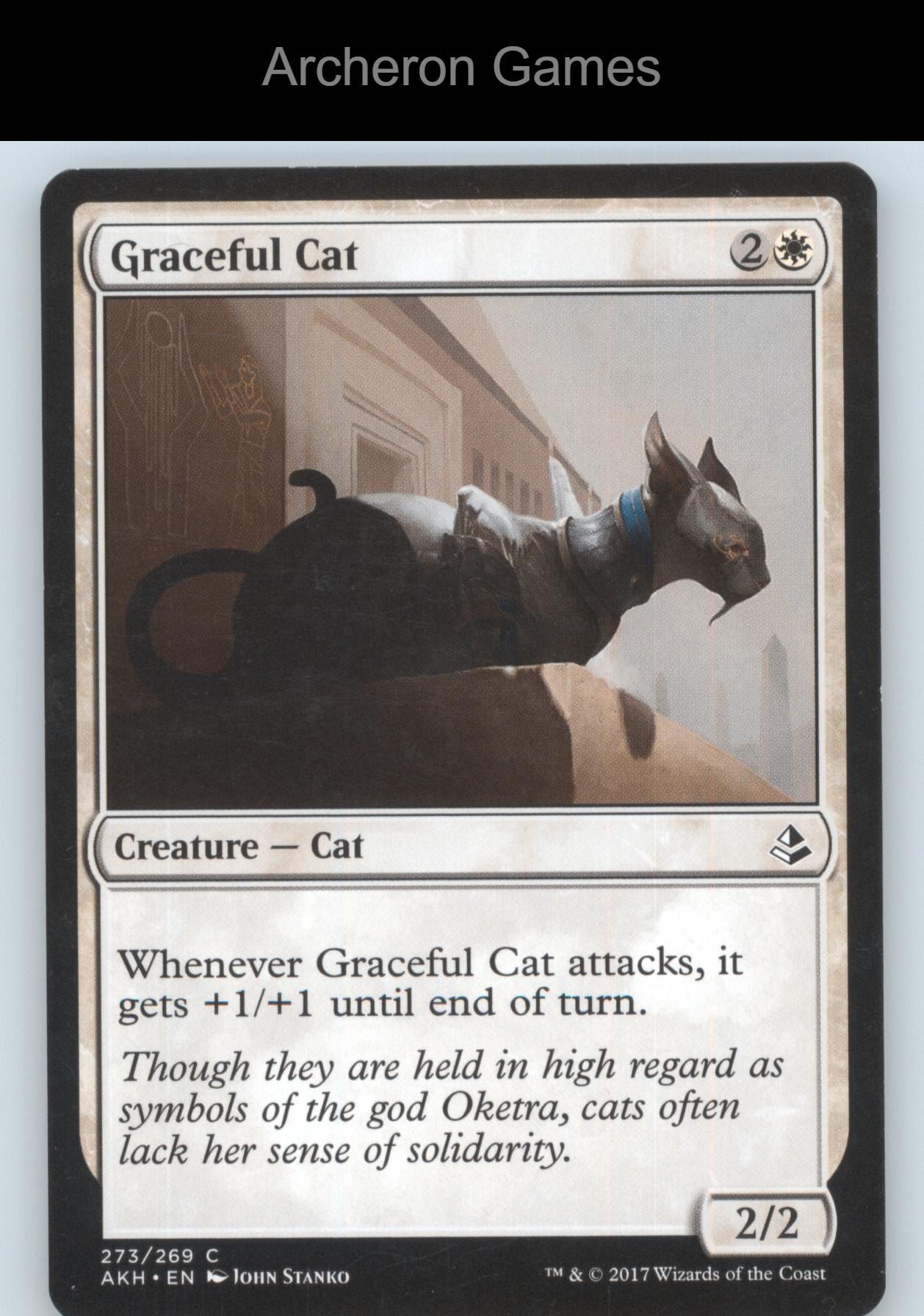 Graceful Cat 273 C MTG Card Amonkhet