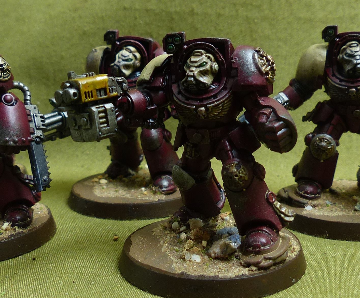 Terminator Squad painted - Space Marines - Warhammer 40K #1BC