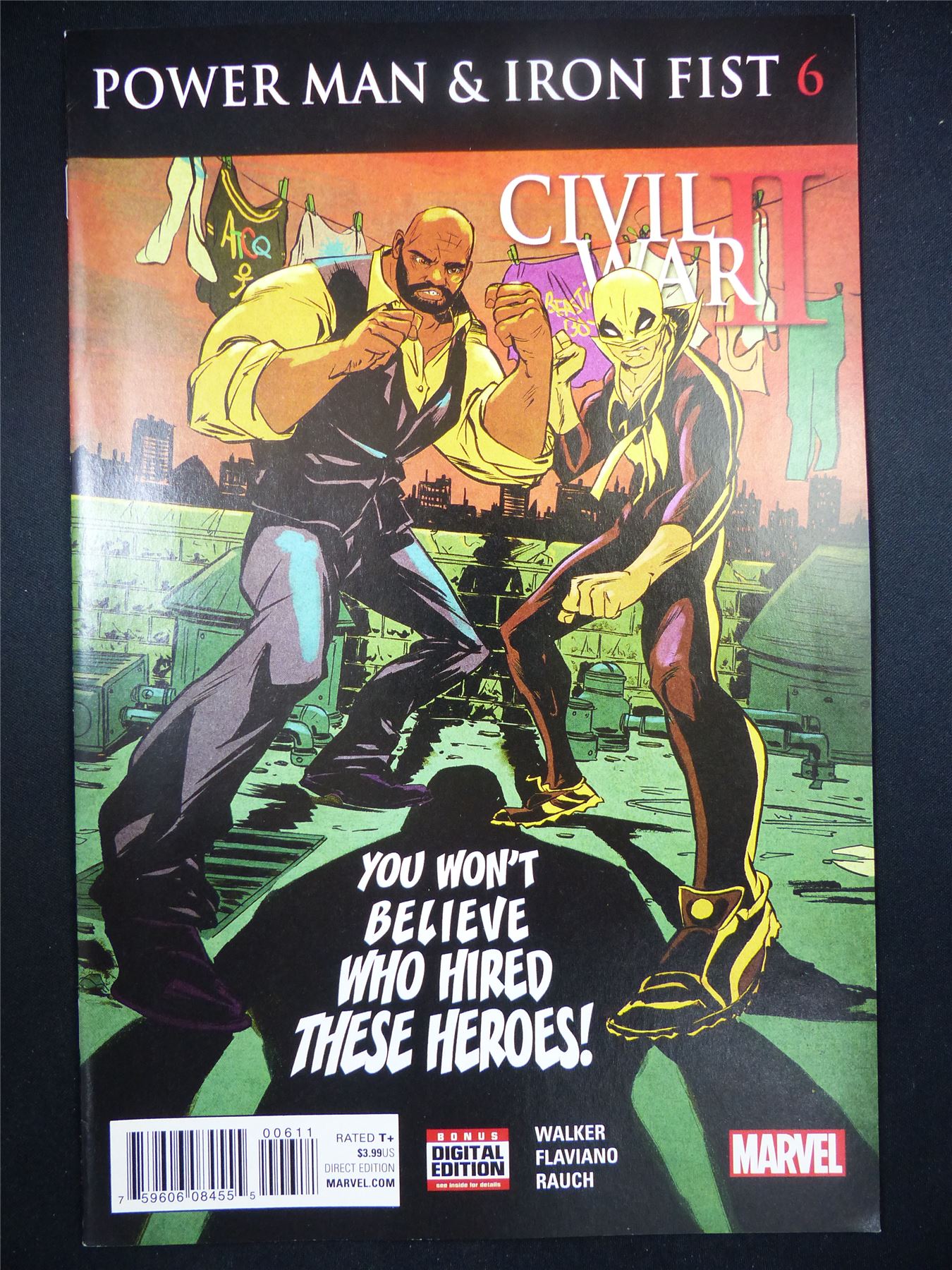 POWER Man & Iron Fist #6 - Civil War 2 - Marvel Comic #H7