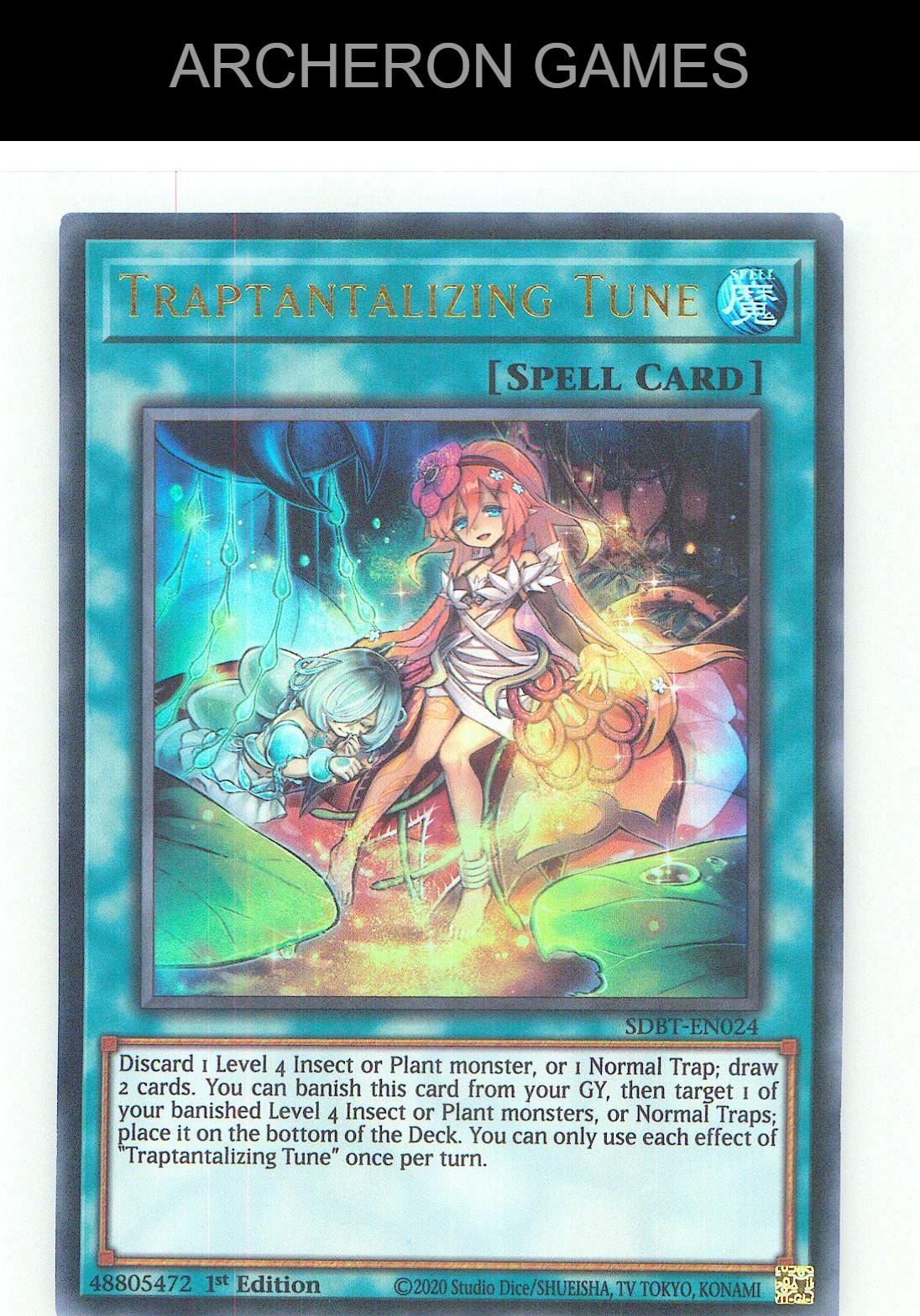 Traptantalizing Tune Ultra Rare YUGIOH Card 1st Edition