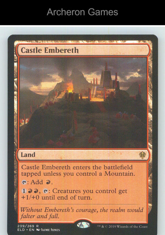 Castle Embereth ELD 239 R MTG Card NM/EX+