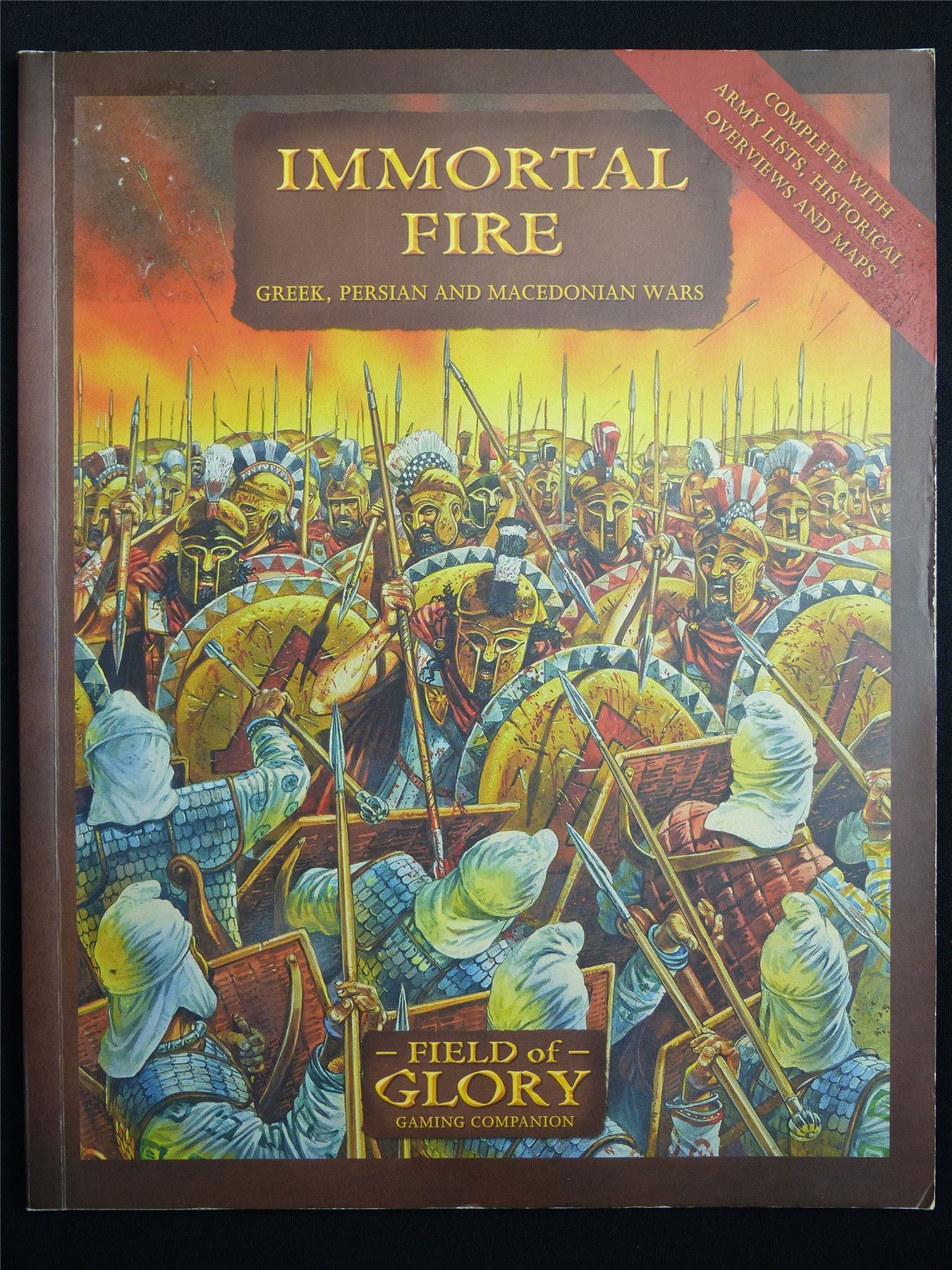Immortal Fire: Field of Glory Gaming Companion - Book Softback #MS
