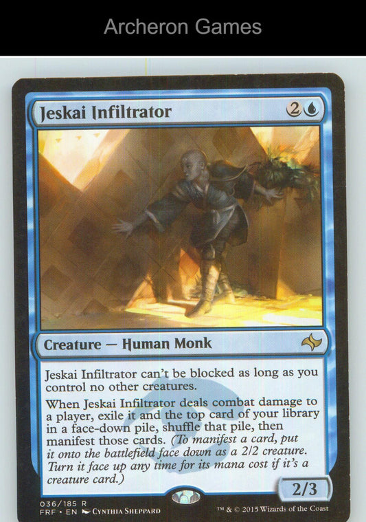 Jeskai Infiltrator FRF 36 R MTG Card NM/EX+
