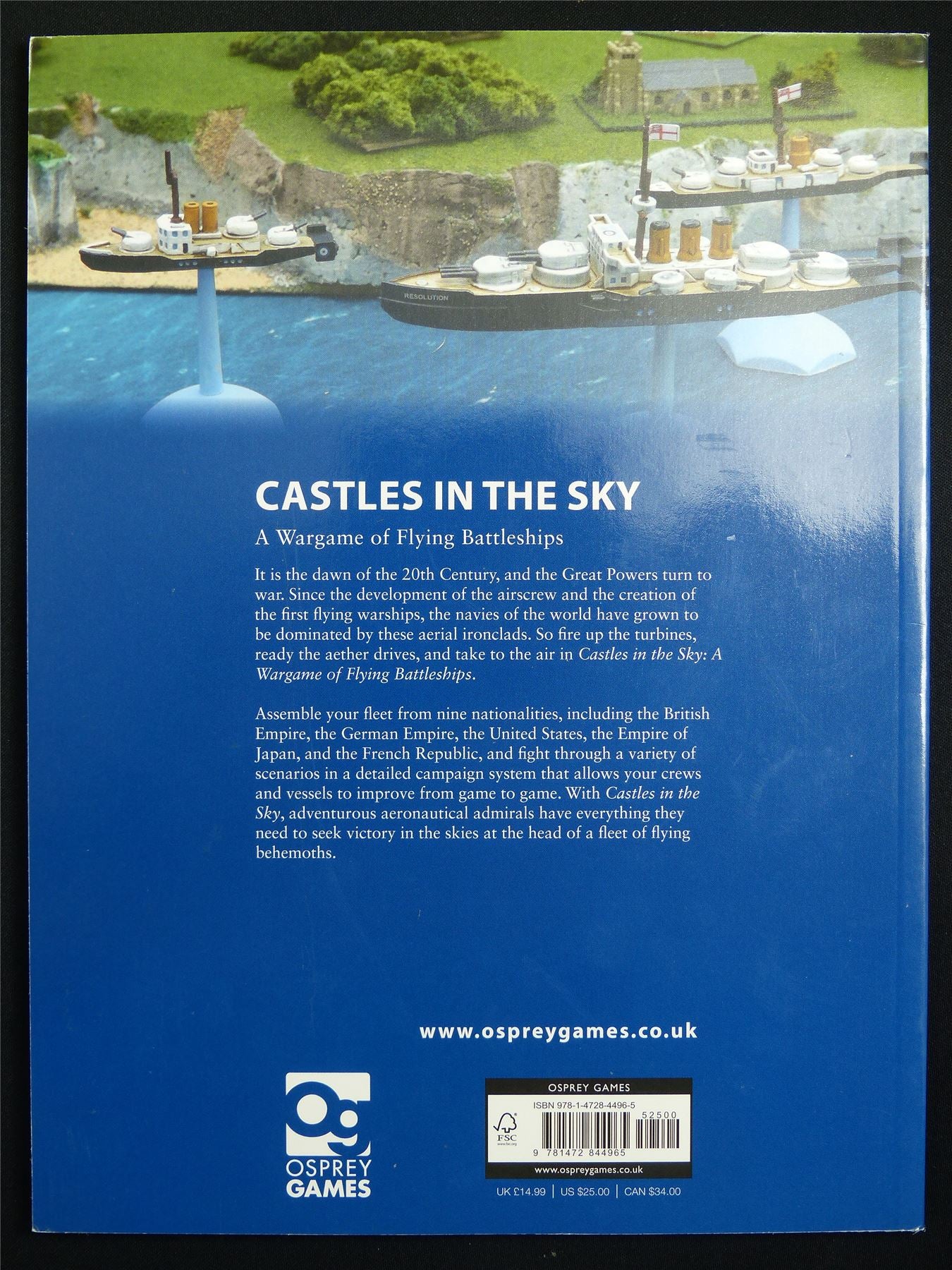 Castles in the Sky: Wargaming Flying Rulebook - Osprey Wargames 30 Softback #DC