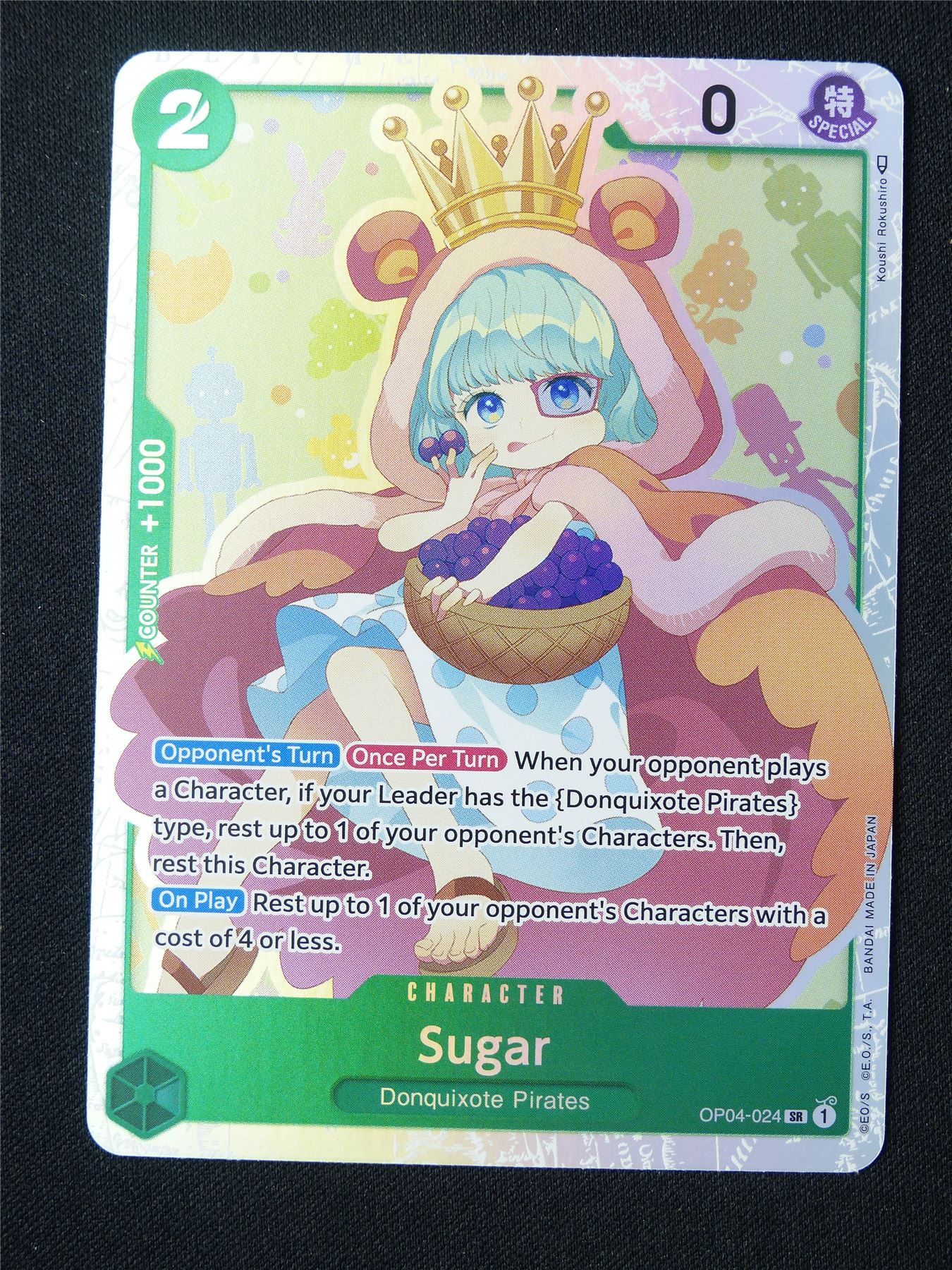 Sugar OP04-024 SR Foil - One Piece Card #2TZ