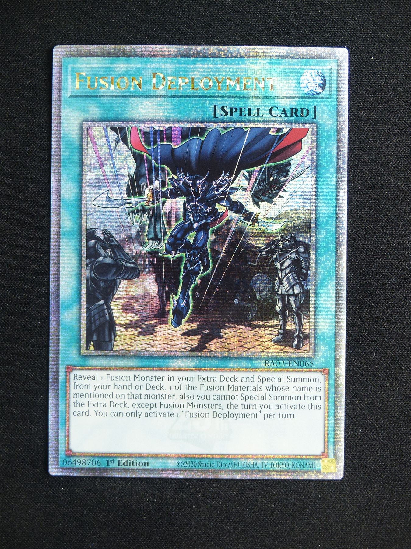 Fusion Deployment RA02 Quarter Century Rare - 1st ed Yugioh Card #22W