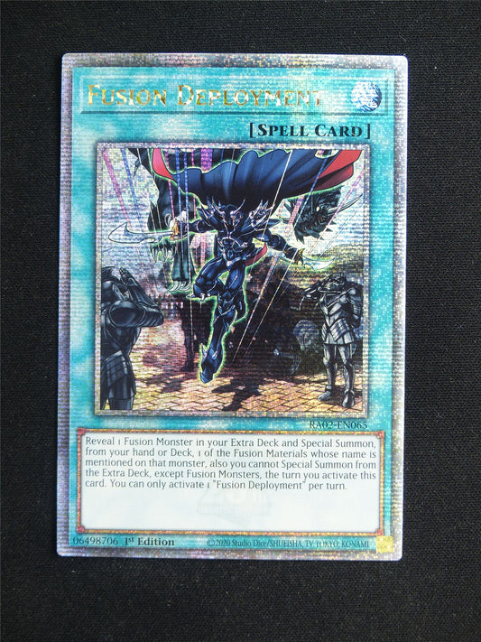 Fusion Deployment RA02 Quarter Century Rare - 1st ed Yugioh Card #22W