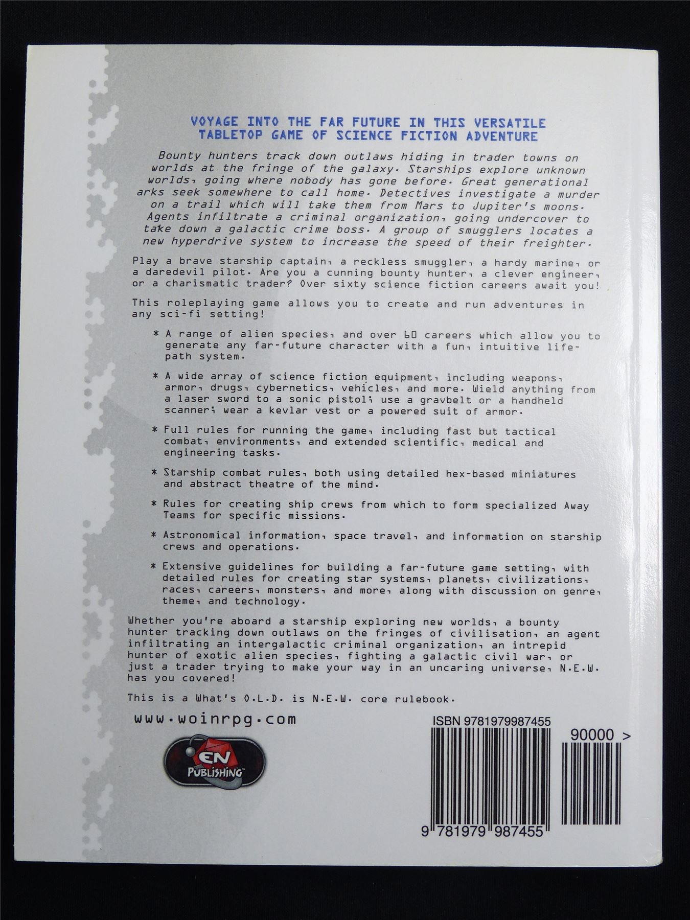 N.E.W. Science Fiction Roleplaying Game - Roleplay Hardback #1WC
