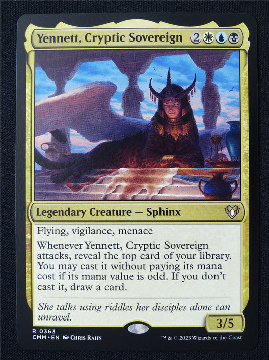 Yennett Cryptic Sovereign - CMM - Mtg Card #F1