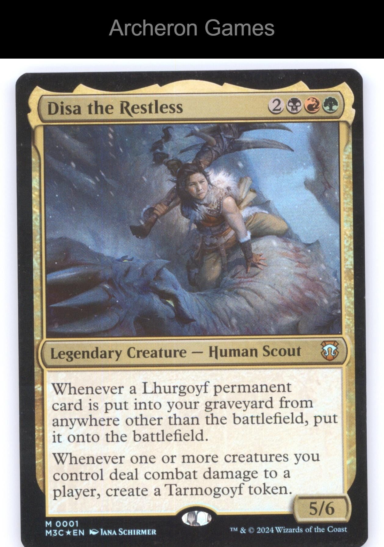 Disa the Restless 1 Mythic MTG Card Commander: Modern Horizons 3