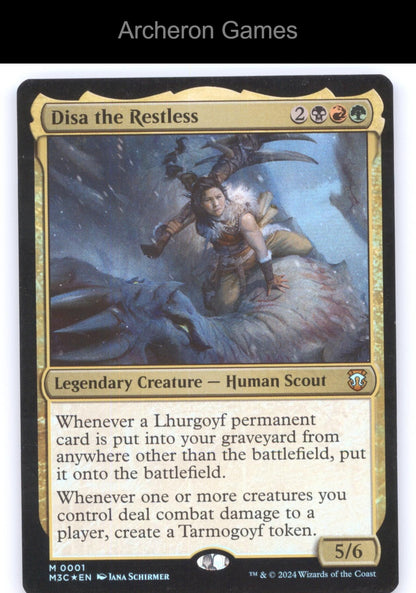 Disa the Restless 1 Mythic MTG Card Commander: Modern Horizons 3