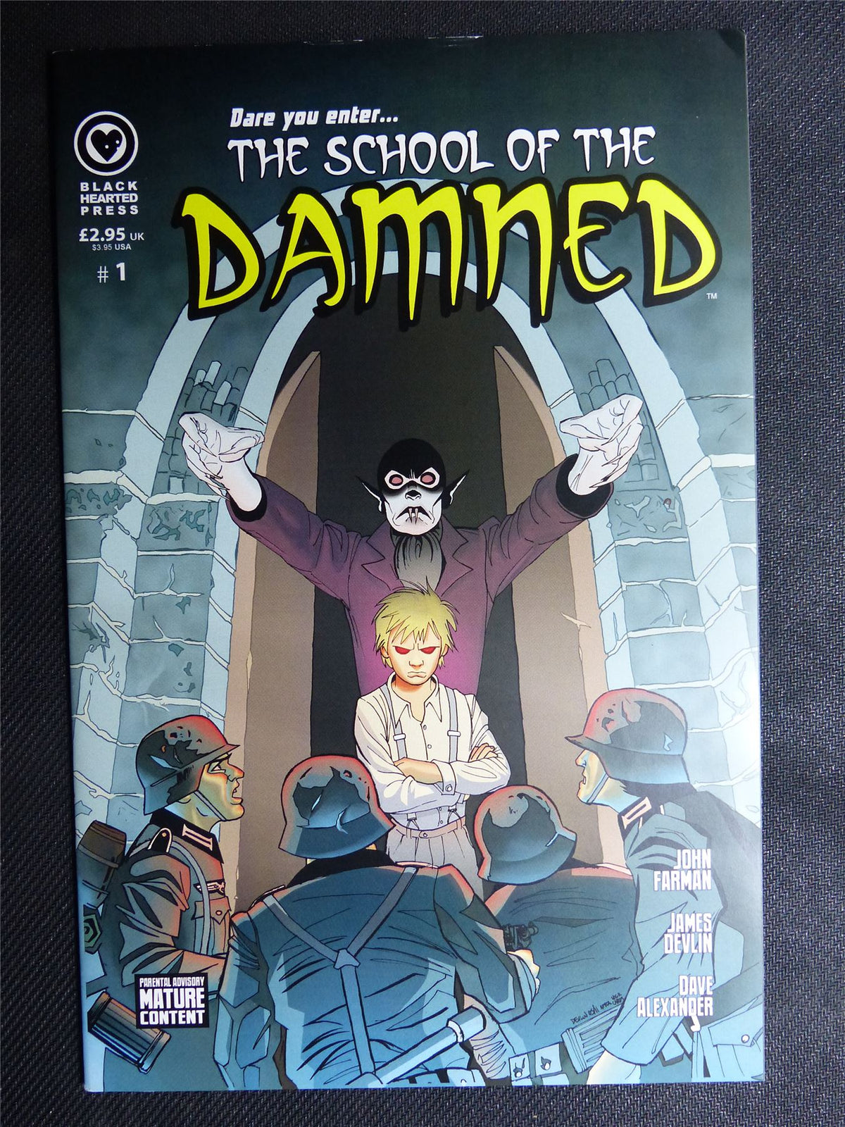 The SCHOOL of the Damned #1 - Black Hearted Comics #5W1