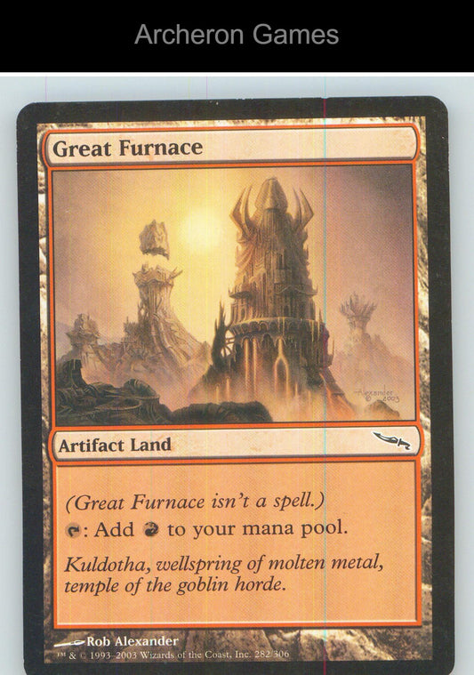 Great Furnace (MRD) PLST 282/306 C MTG Card NM/EX+