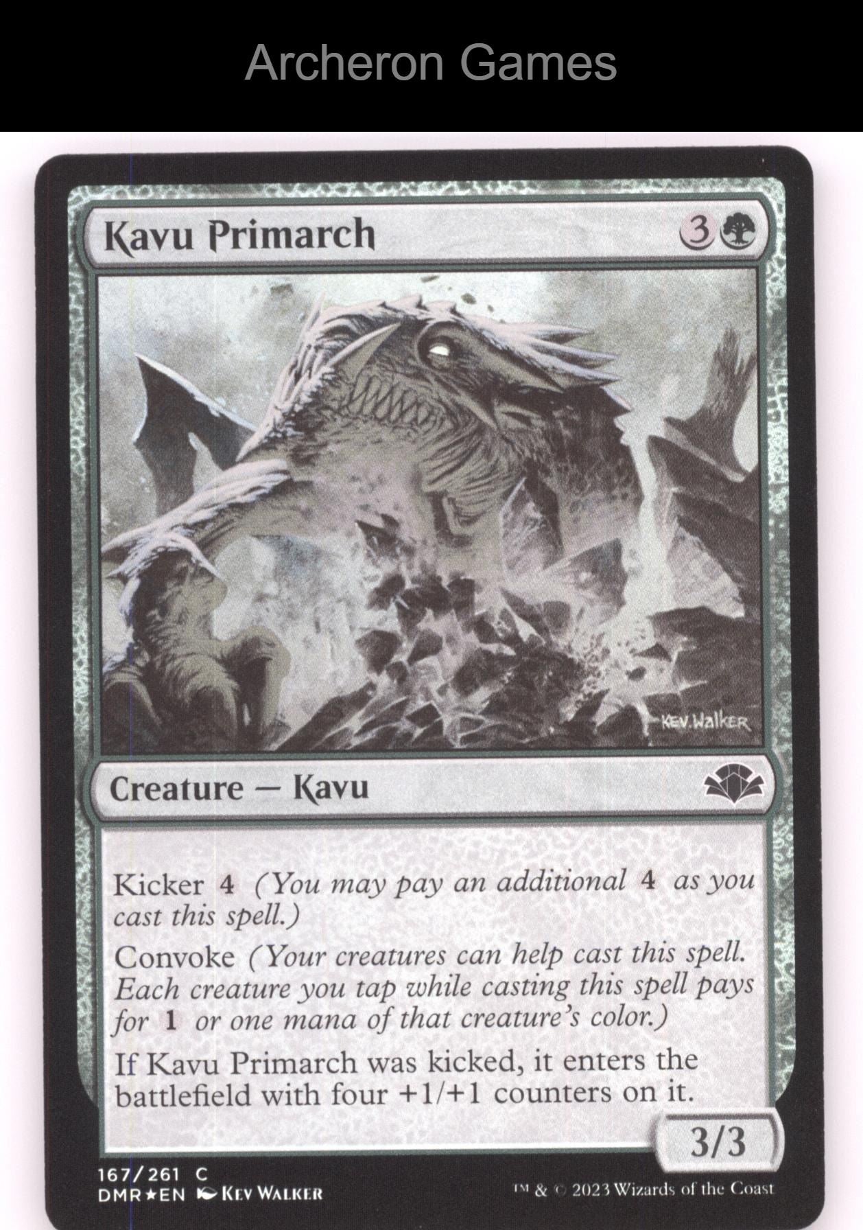 Kavu Primarch 167 C MTG Card Dominaria Remastered