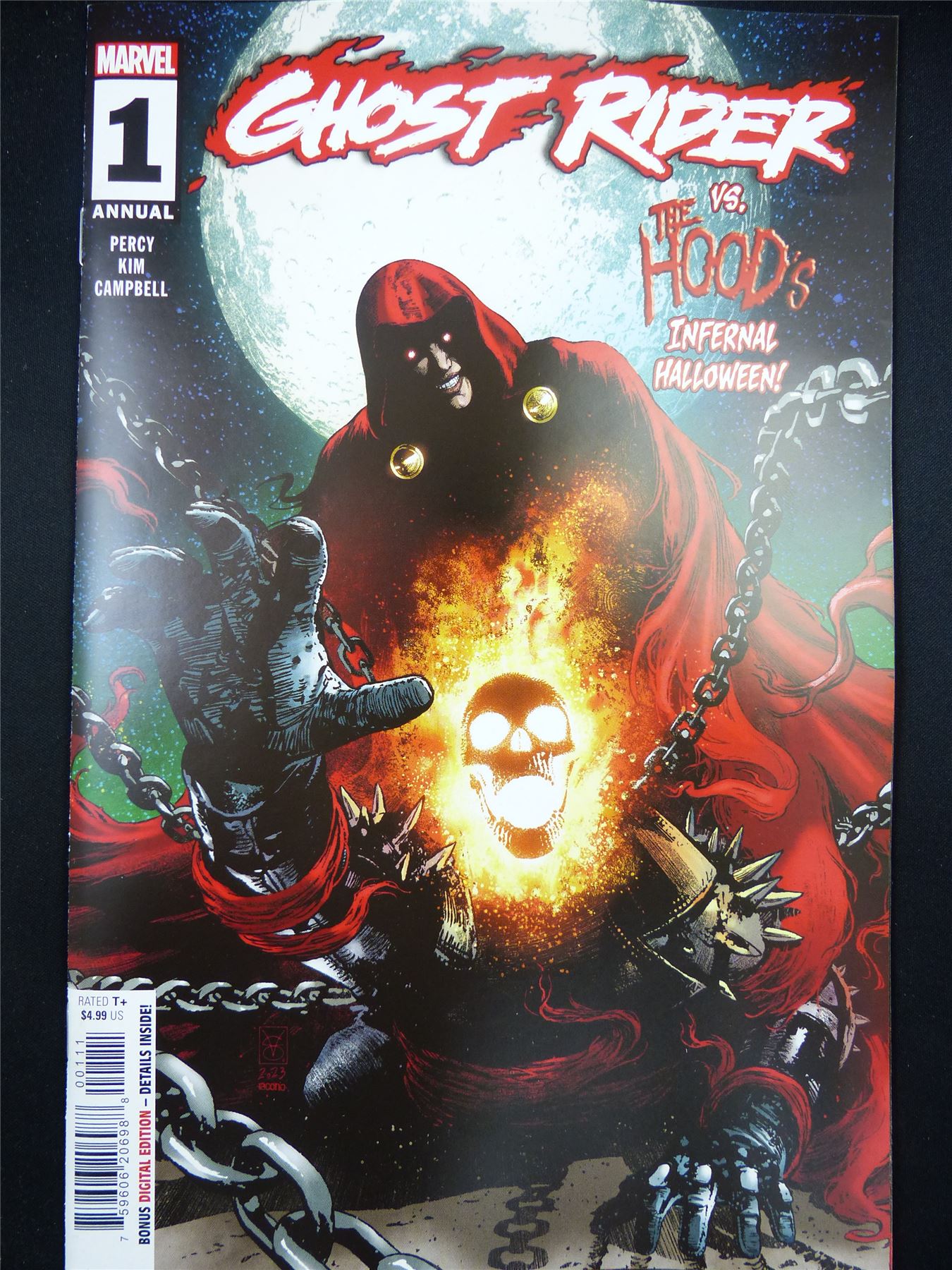 GHOST Rider vs The Hood Annual #1 - Dec 2023 Marvel Comic #12Q