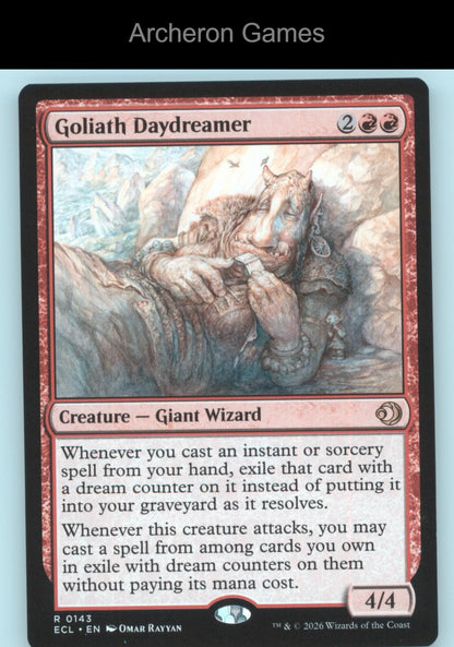 Goliath Daydreamer ECL 143 R MTG Card Lorwyn Eclipsed