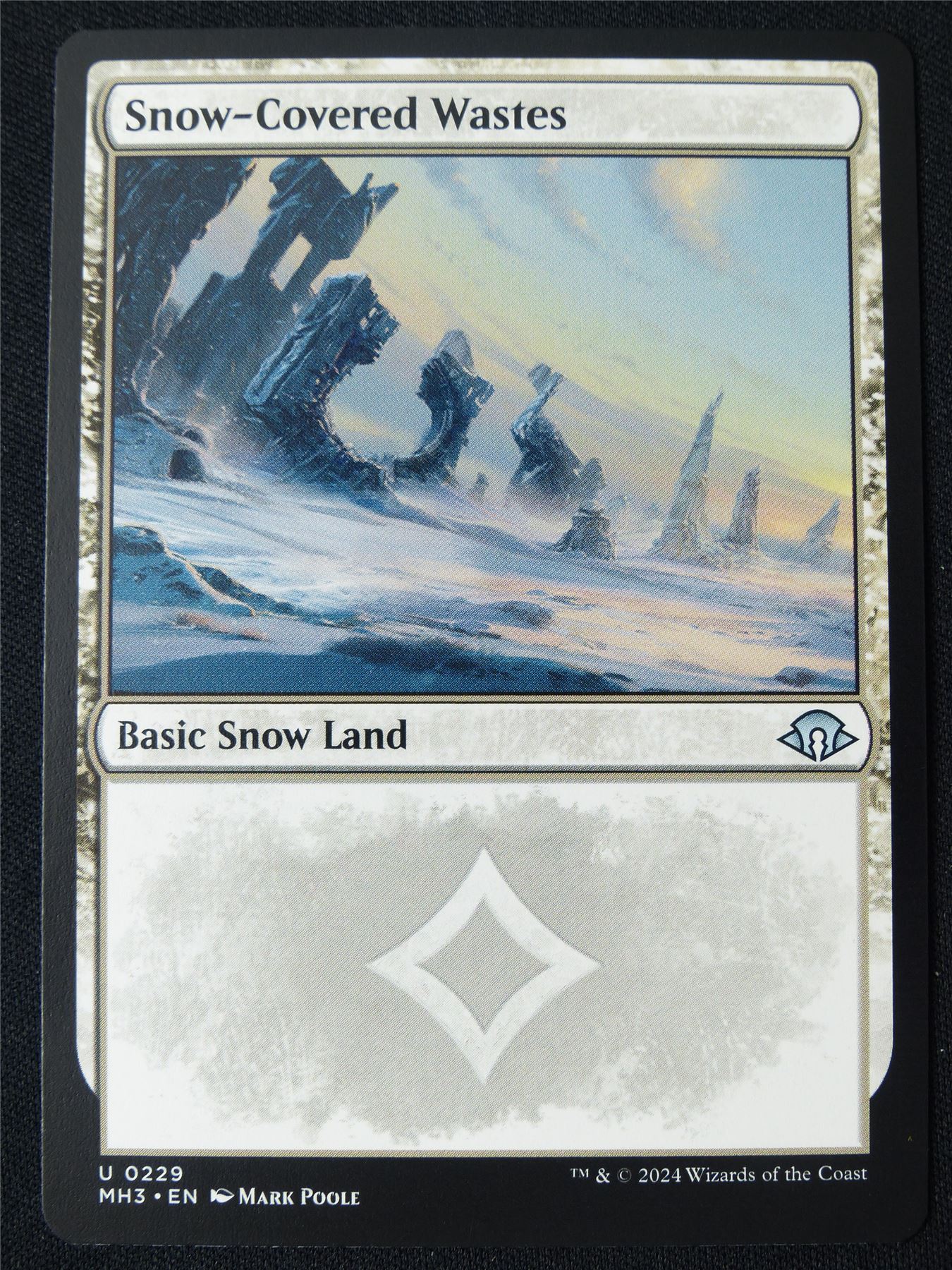 Snow-Covered Wastes - MH3 - Mtg Card #48Q