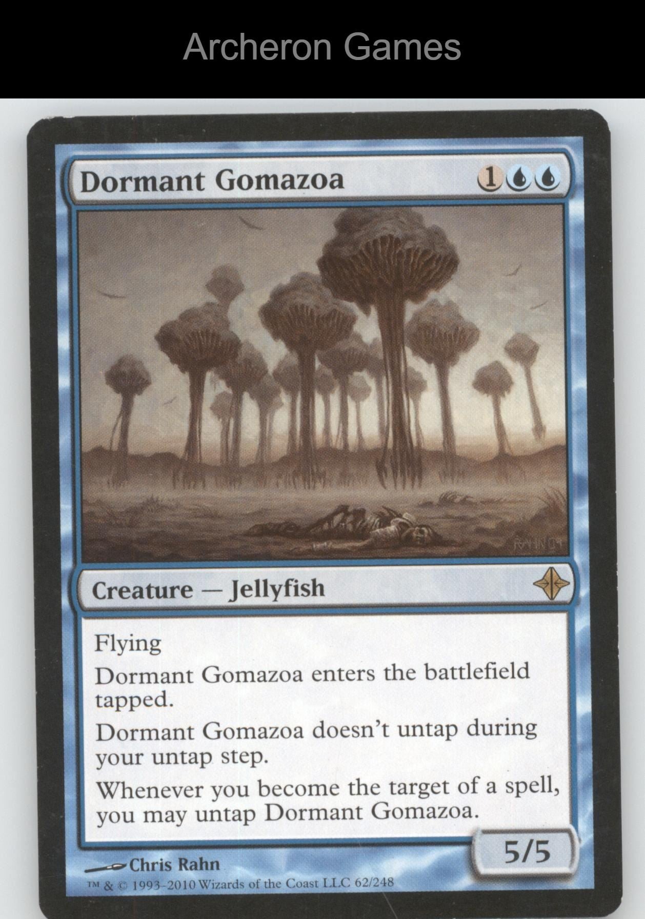Dormant Gomazoa 62 R MTG Card Rise of the Eldrazi
