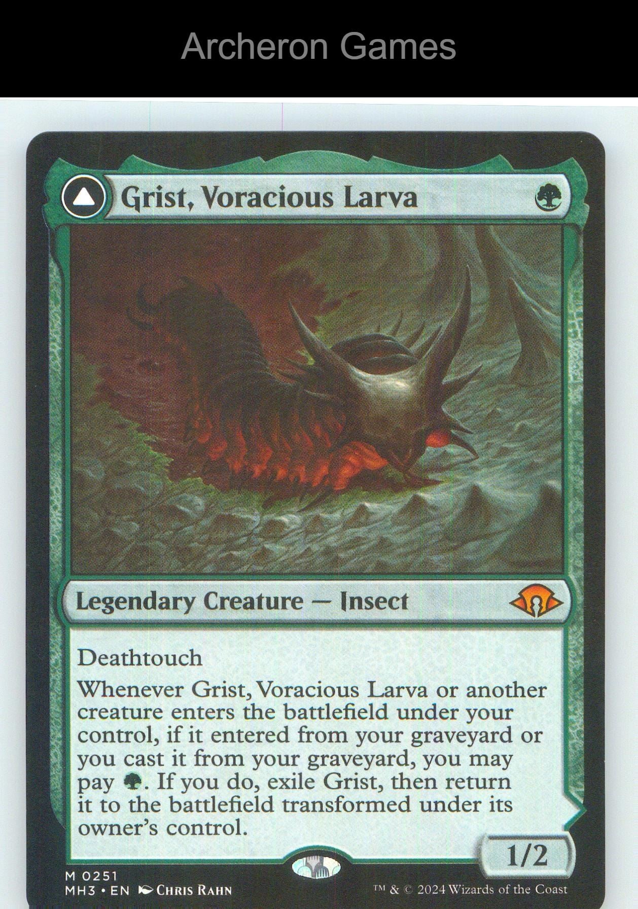 Grist, Voracious Larva MH3 251 Mythic MTG Card NM/EX+