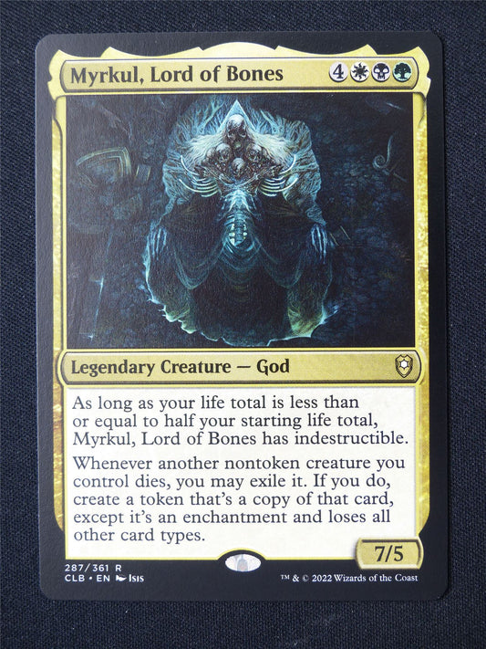 Myrkul Lord of Bones - CLB - Mtg Card #7CD