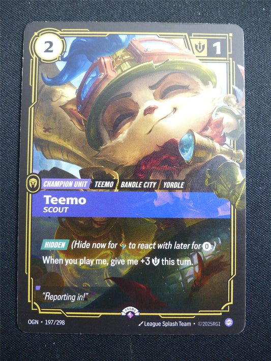 Teemo Scout OGN 197/298 - Riftbound Card #3J5