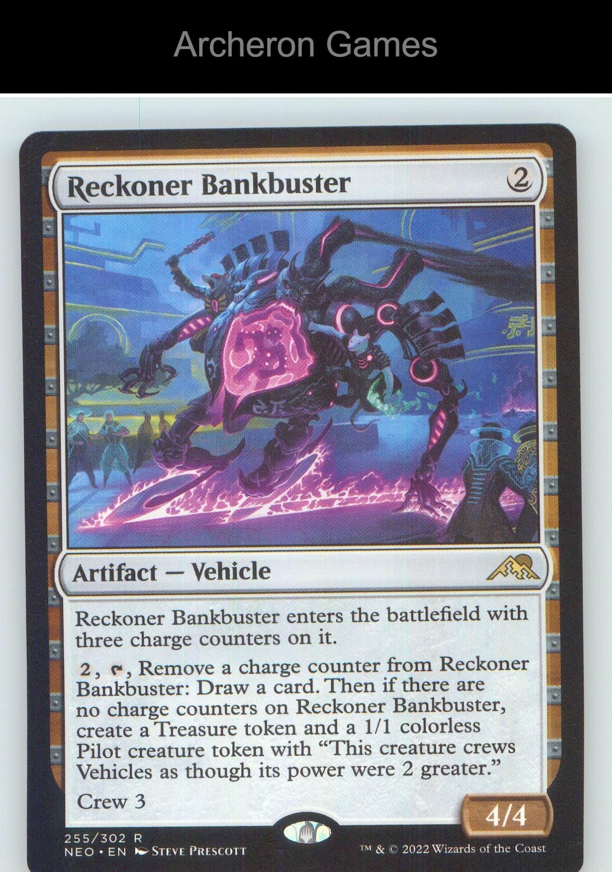 Reckoner Bankbuster NEO 255 R MTG Card NM/EX+