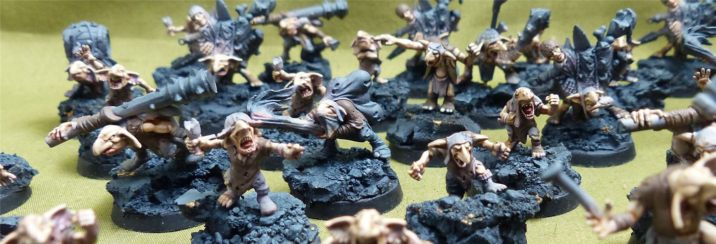 Gnoblars painted set of 38 - Ogor Mawtribes - Warhammer AoS #27G