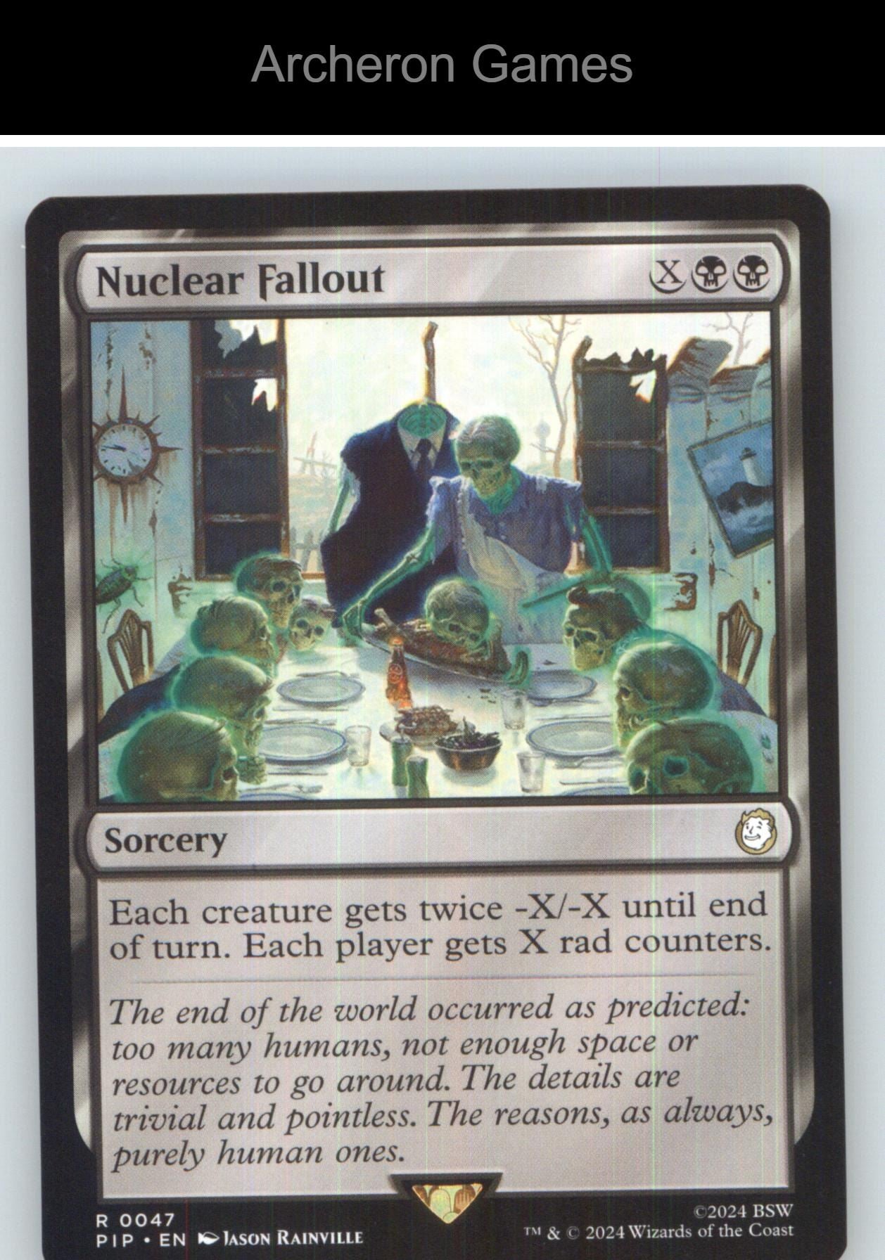 Nuclear Fallout PIP 47 R MTG Card NM/EX+