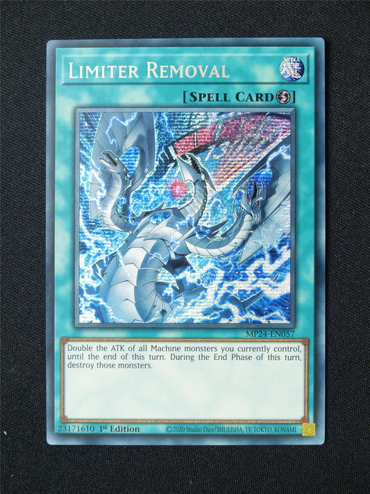 Limiter Removal MP24 Secret Rare - 1st ed Yugioh Card #3SA