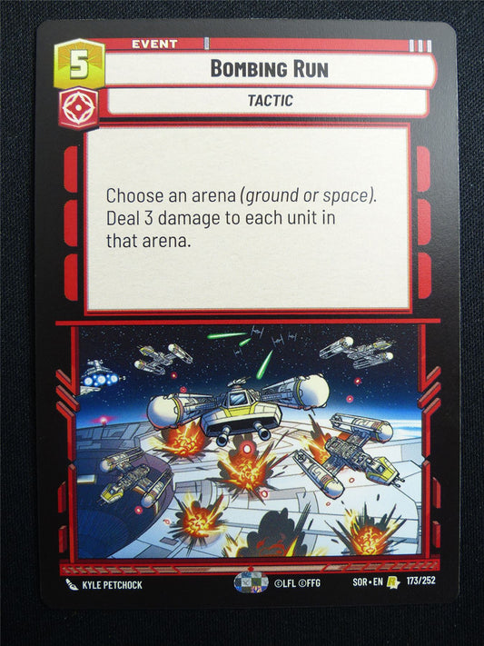 Bombing Run 173/252 - Star Wars Unlimited Card #4IA