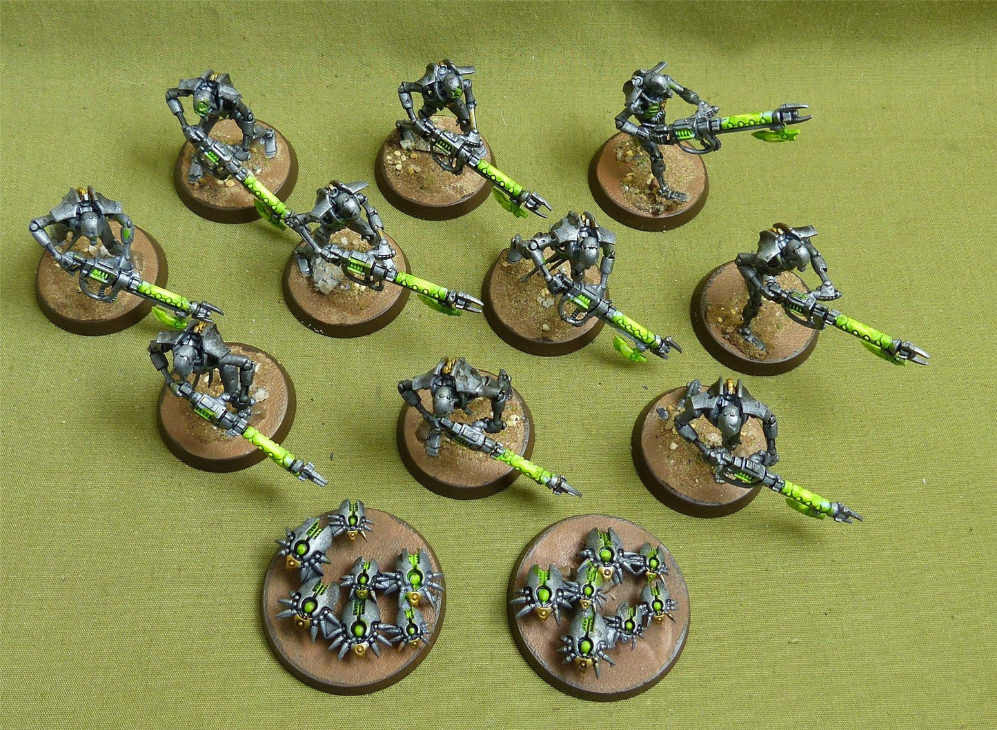 Necron Warriors painted - Necrons - Warhammer 40K #2DO