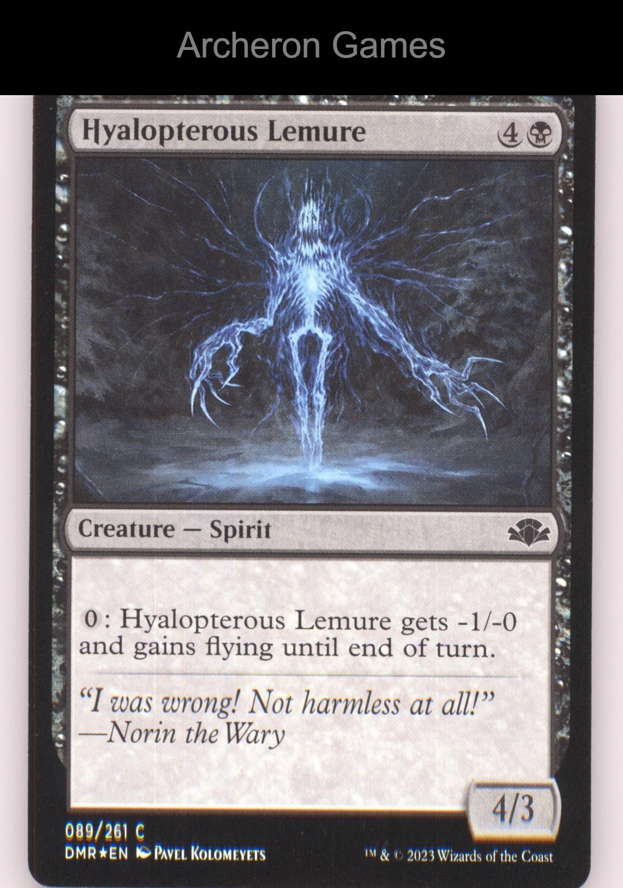 Hyalopterous Lemure 89 C MTG Card Dominaria Remastered