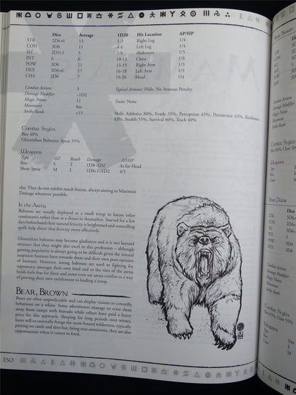 RuneQuest II: Monster Coliseum - Roleplaying Hardback #2M9