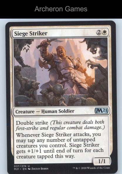 Siege Striker 37 UC MTG Card Core Set 2021