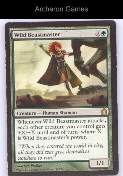 Wild Beastmaster 139 R MTG Card Return to Ravnica