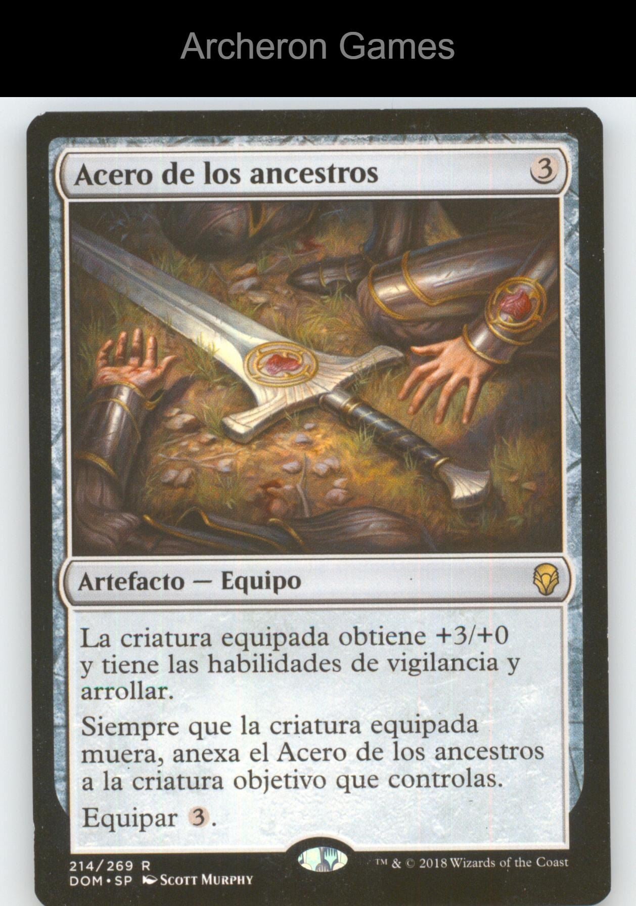 Honor of the Pure (Spanish) - "El honor de los puros" 11 MTG Card 2011 (Salvat)