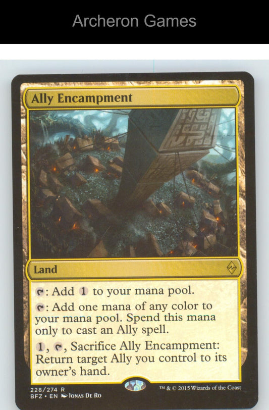 Ally Encampment BFZ 228 R MTG Card Battle for Zendikar